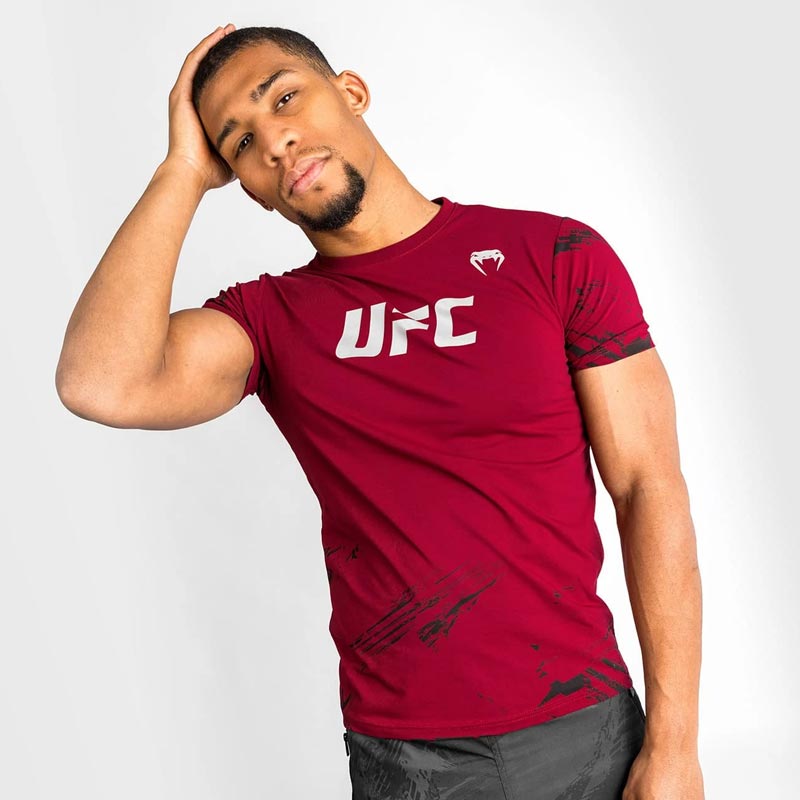 Venum UFC Authentic Week 2.0 Red T-shirt Free Shipping
