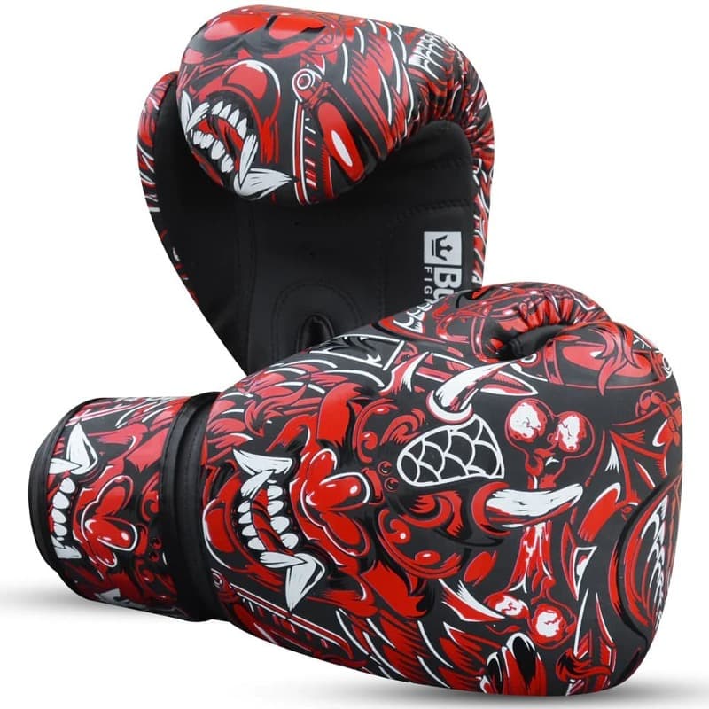 Buddha Devil Boxing Gloves > Free Shipping