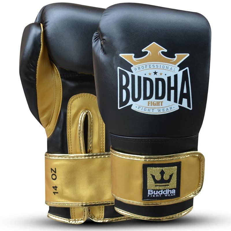 Guantes de Boxeo Muay Thai Kick Boxing Legend Negros Piel – Buddha Fight  Wear