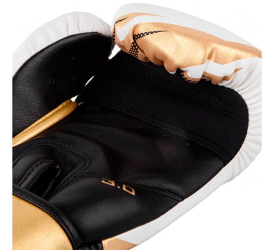 Boxing gloves Venum Challenger 3.0 white/black/gold > Free Shipping