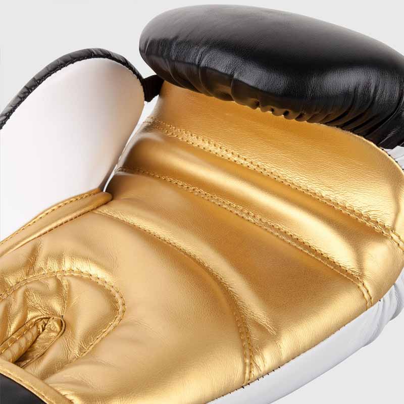 Venum Contender 10oz Boxing Gloves 2 Tone Black & Gold Leather for sale online 