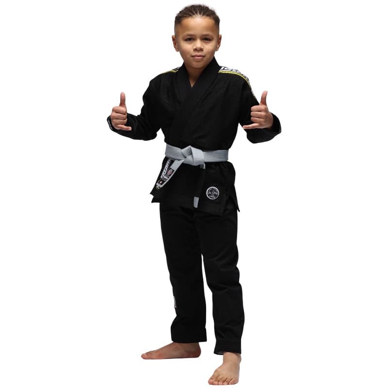 Tatami Fightwear Kids IBJJF Approved Shorts Black Jiu JItsu BJJ MMA Childrens 