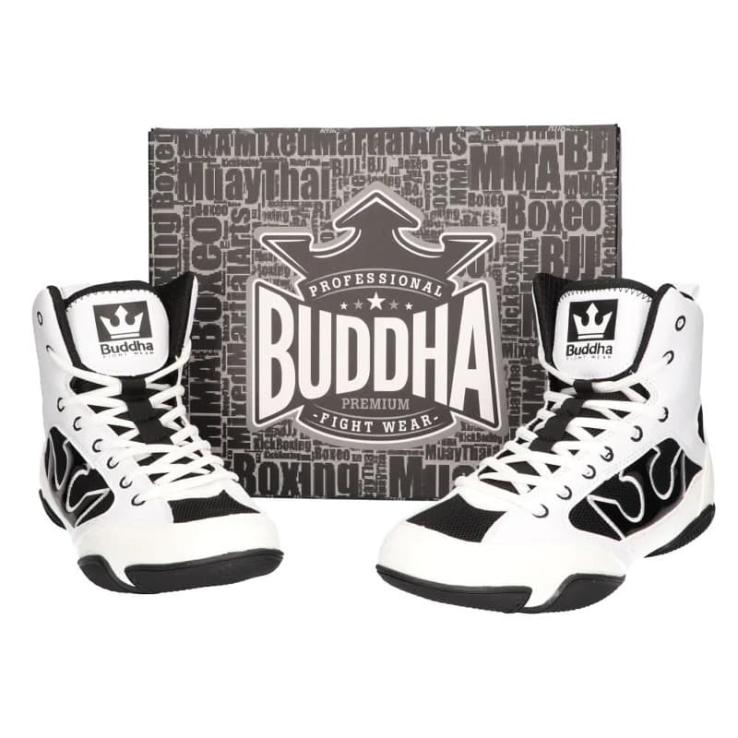 Buddha Epic White Boxing Boots