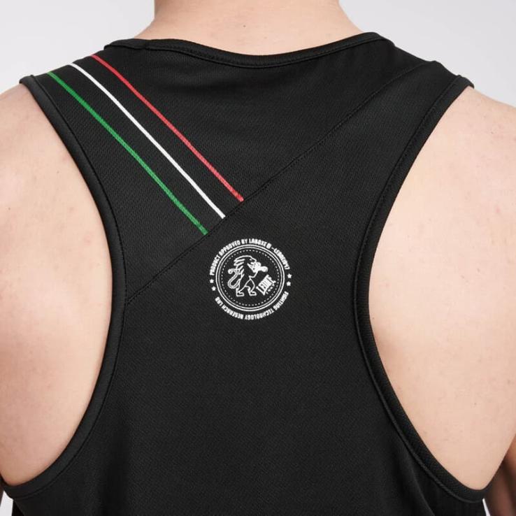Black Leone Flag Boxing T-shirt