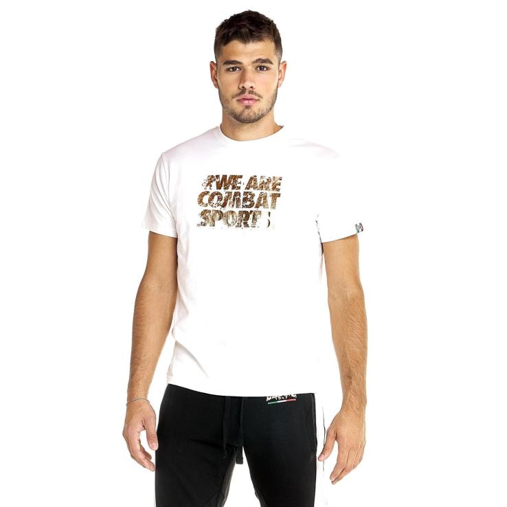 Leone short sleeve t-shirt Gold white M5054S7