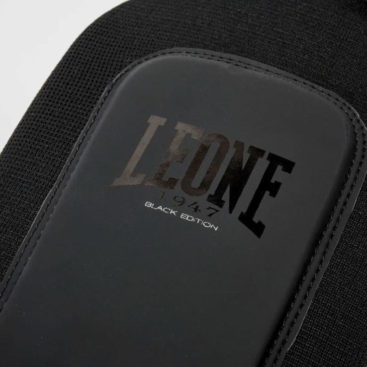 Leone MMA Black Edition Shin Guards black