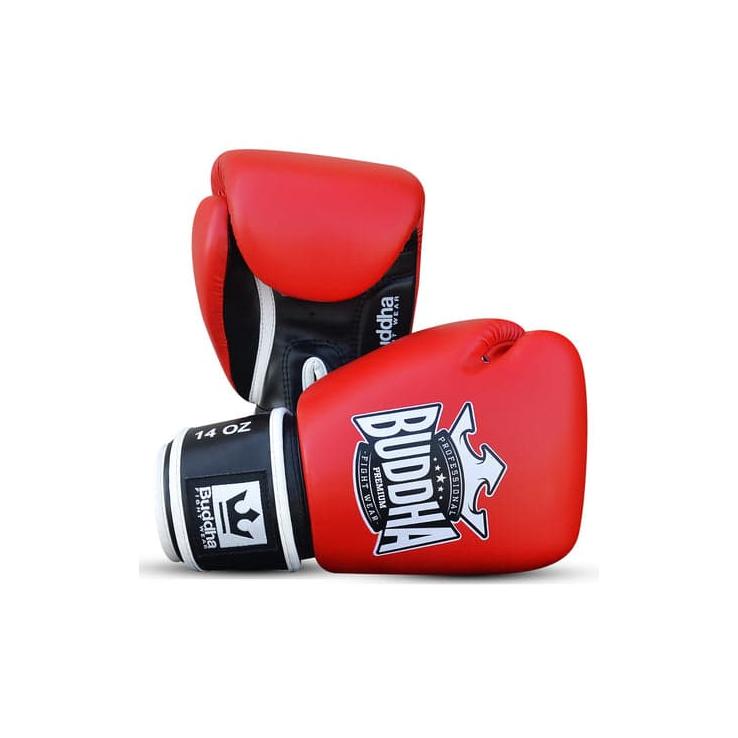 Buddha Top Colors Boxing Gloves - Red