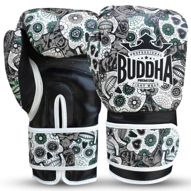 Buddha Mexican boxing gloves black