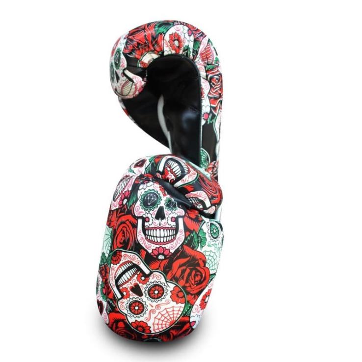 Buddha Mexican boxing gloves red
