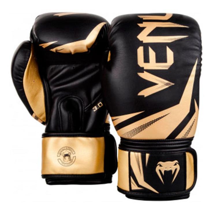 Boxing gloves Venum Challenger 3.0 black/gold