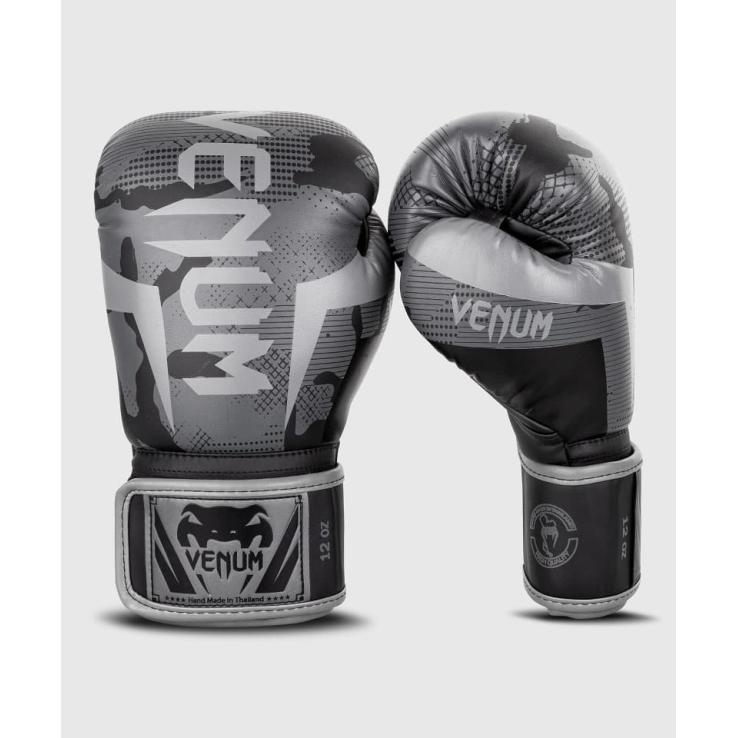 Venum Elite boxing gloves black / camo
