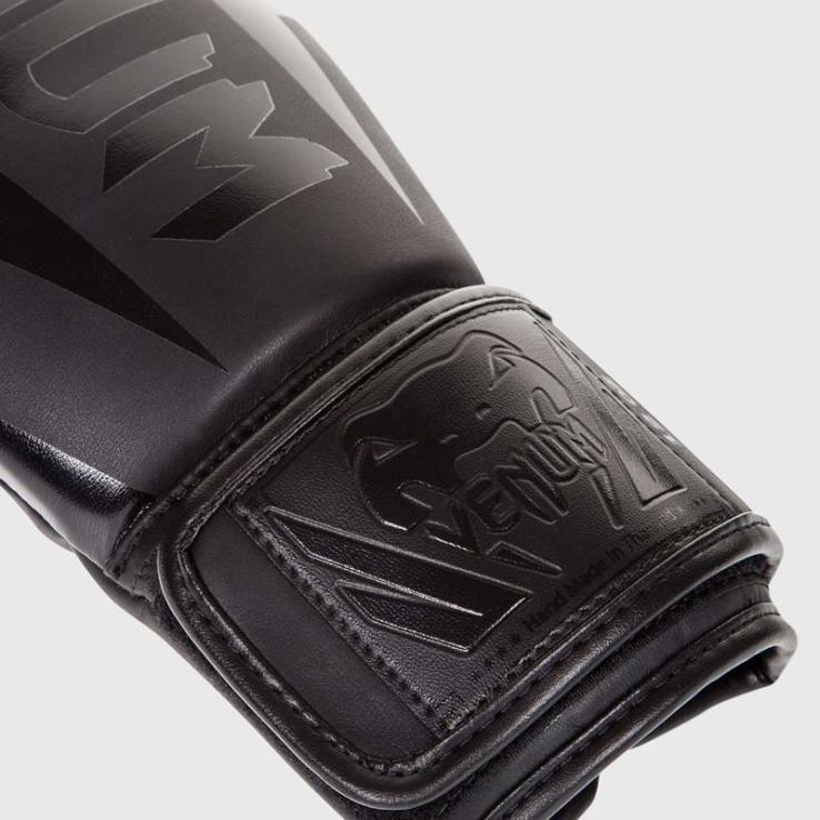Venum Elite boxing gloves matt black