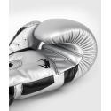 Venum Elite boxing gloves silver / black