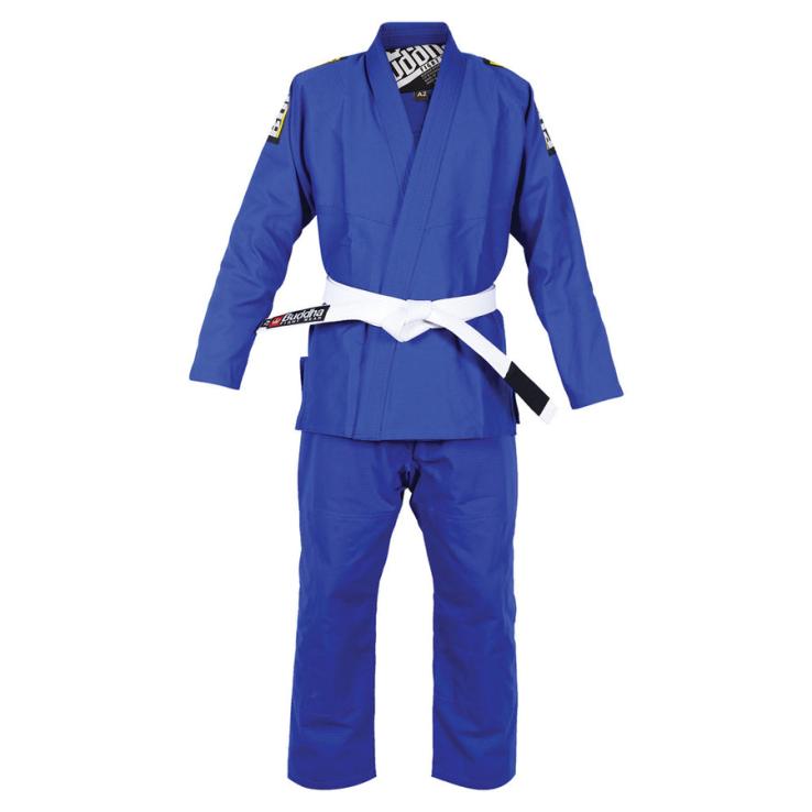 BJJ Buddha Infinity Kimono - royal blue + white belt
