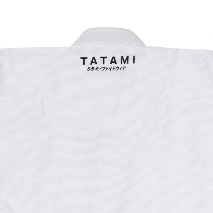 White Tatami Katakana BJJ Kimono