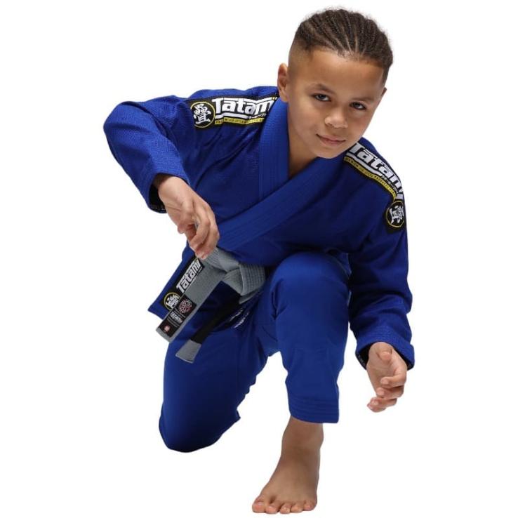 BJJ Gi Tatami Nova Absolute Blue + White belt Kids