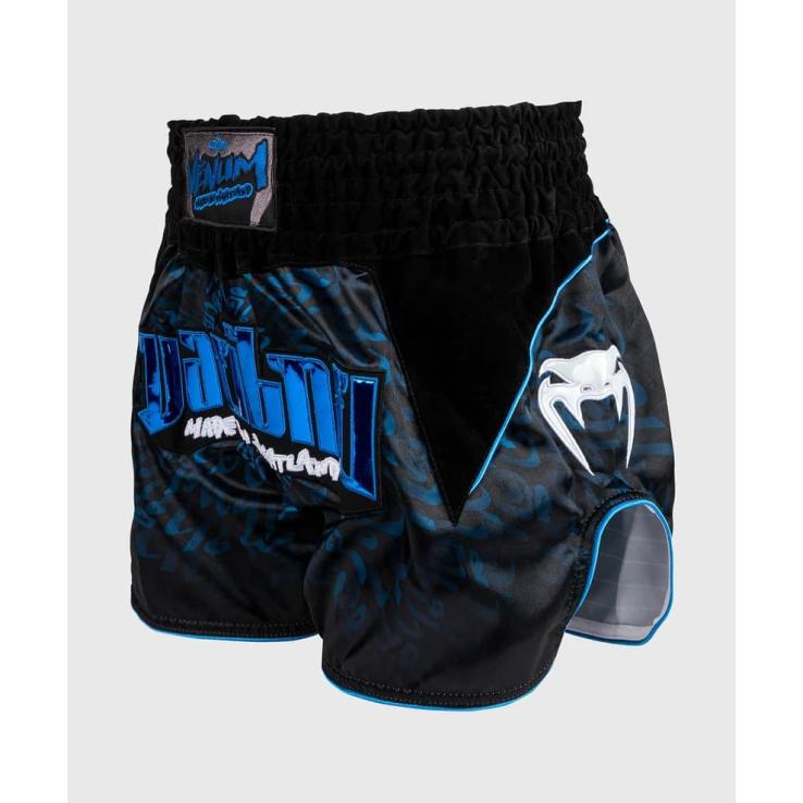 Venum Attack Muay Thai Pants - black / blue