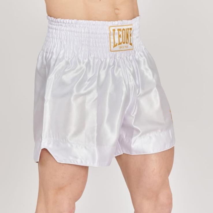 Leone Basic 2 Muay Thai Shorts - white