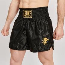 Leone Basic 2 Muay Thai Pants - black/gold