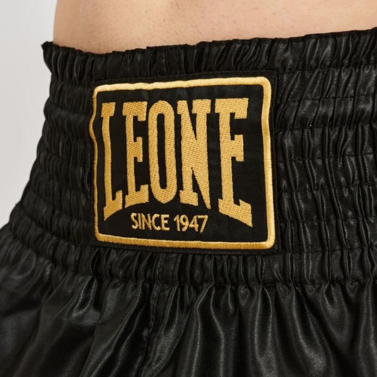 Leone Basic 2 Muay Thai Shorts - black/gold