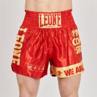 Leone DNA Muay Thai Pants - red