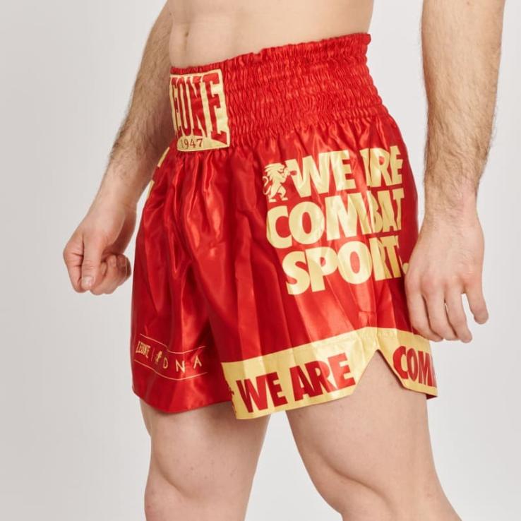 Leone DNA Muay Thai Shorts - red