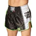 Muay Thai Shorts Leone Training black / fluorine