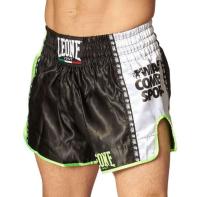 Muay Thai pants Leone Training black / fluorine