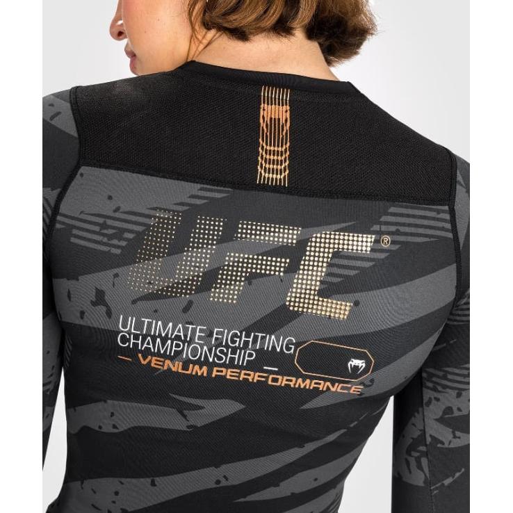 Women's long-sleeved rashguard UFC By Adrenaline Fight Week - urban camo