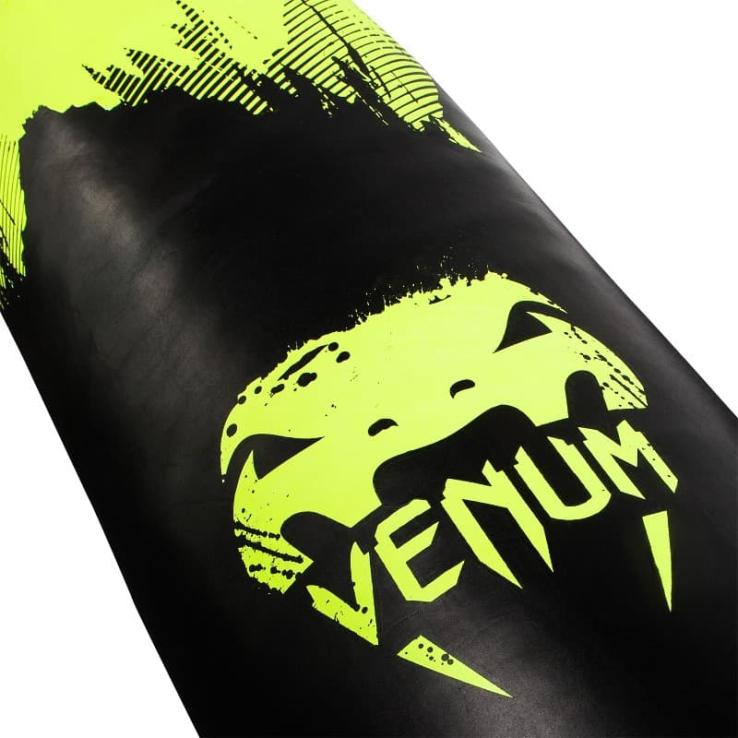 Venum Hurricane punching bag black / neo yellow - 150cm 50kg