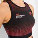 Venum UFC Performance Institute sports bra black / red