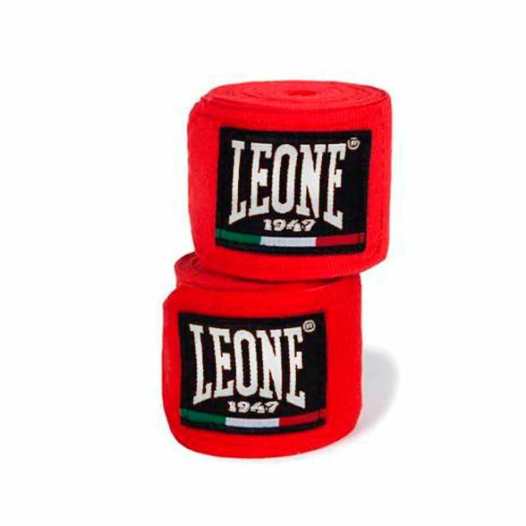 Leone Boxing Handwraps 4.5 m Red (Pair)