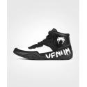 Venum Elite wrestling shoes / black / white