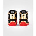 Venum Elite wrestling shoes / black / gold / red